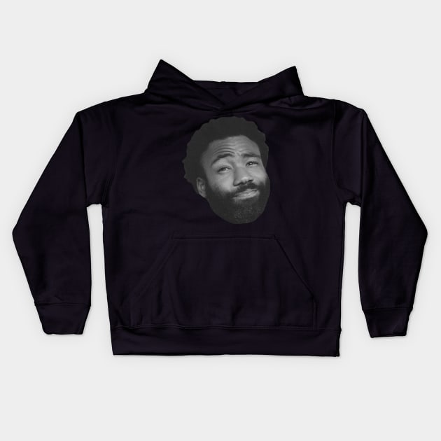 Childish Gambino Face 3 Kids Hoodie by Oldies Goodies!